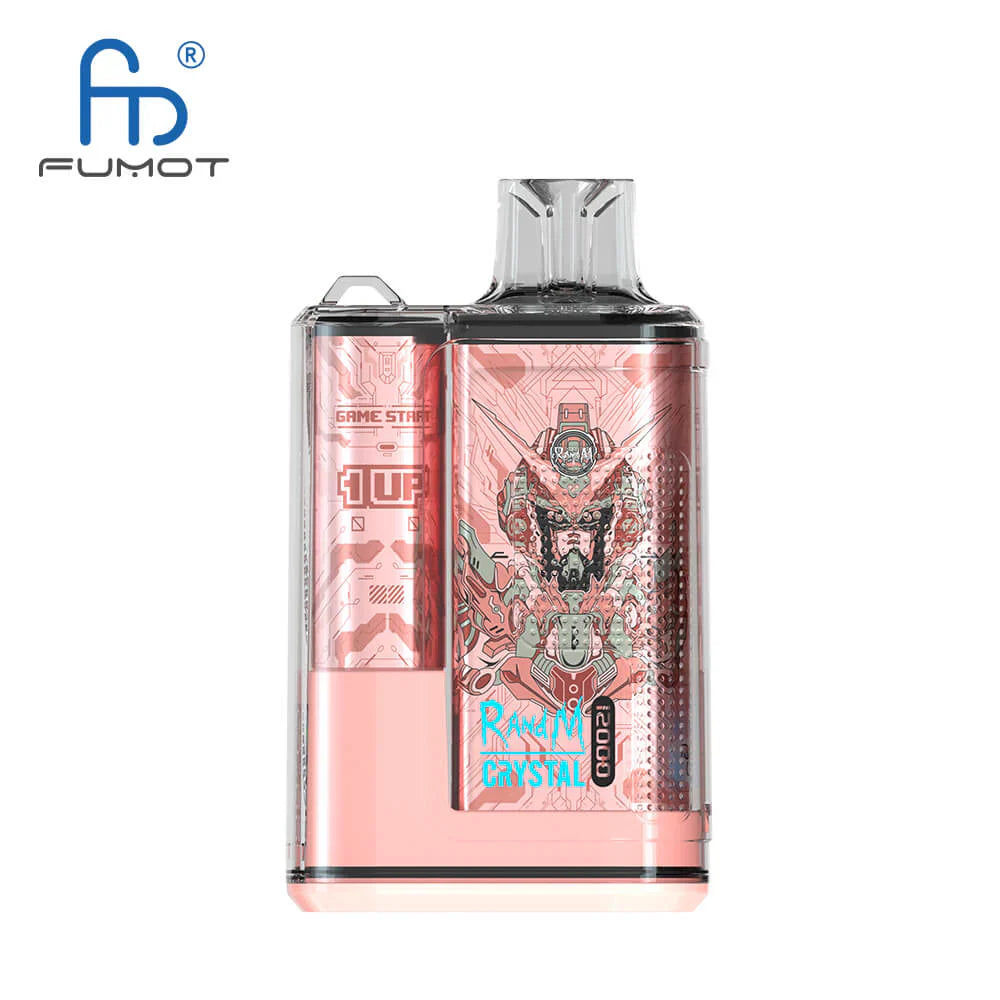elfbar elfa kaufen FUMOT RandM Crystal 12000 Puffs | 0%-5% nicotine, LED display, bulk  disposable vape main image 0