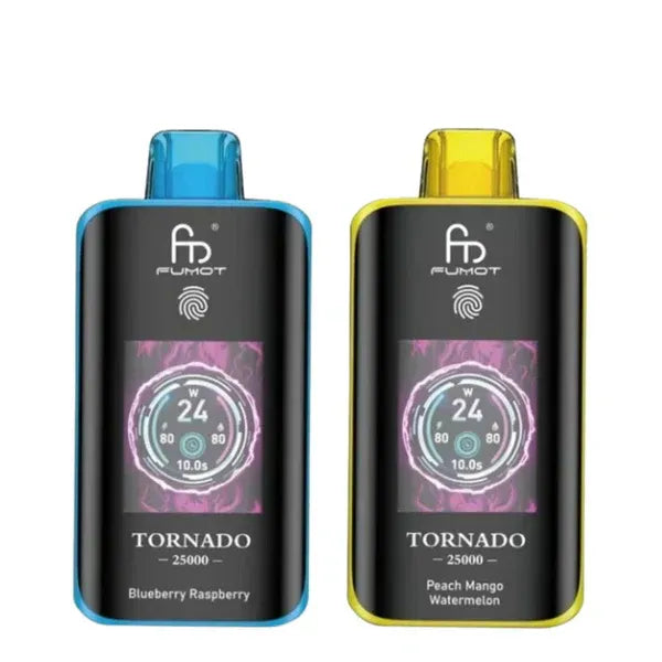 RandM Tornado 25000 Puffs Blueberry Raspberry Peach Mango Watermelon