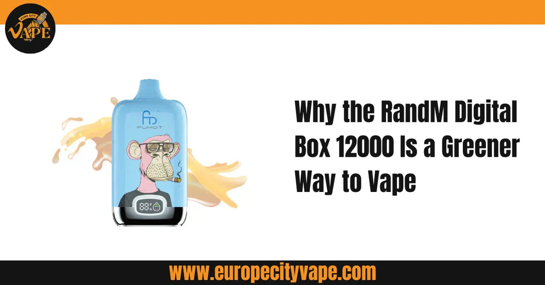 Why the RandM Digital Box 12000 Is a Greener Way to Vape