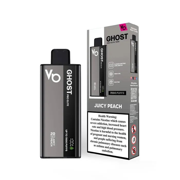Ghost Pro Elite 7000 Puffs Disposable Vape Juicy peach