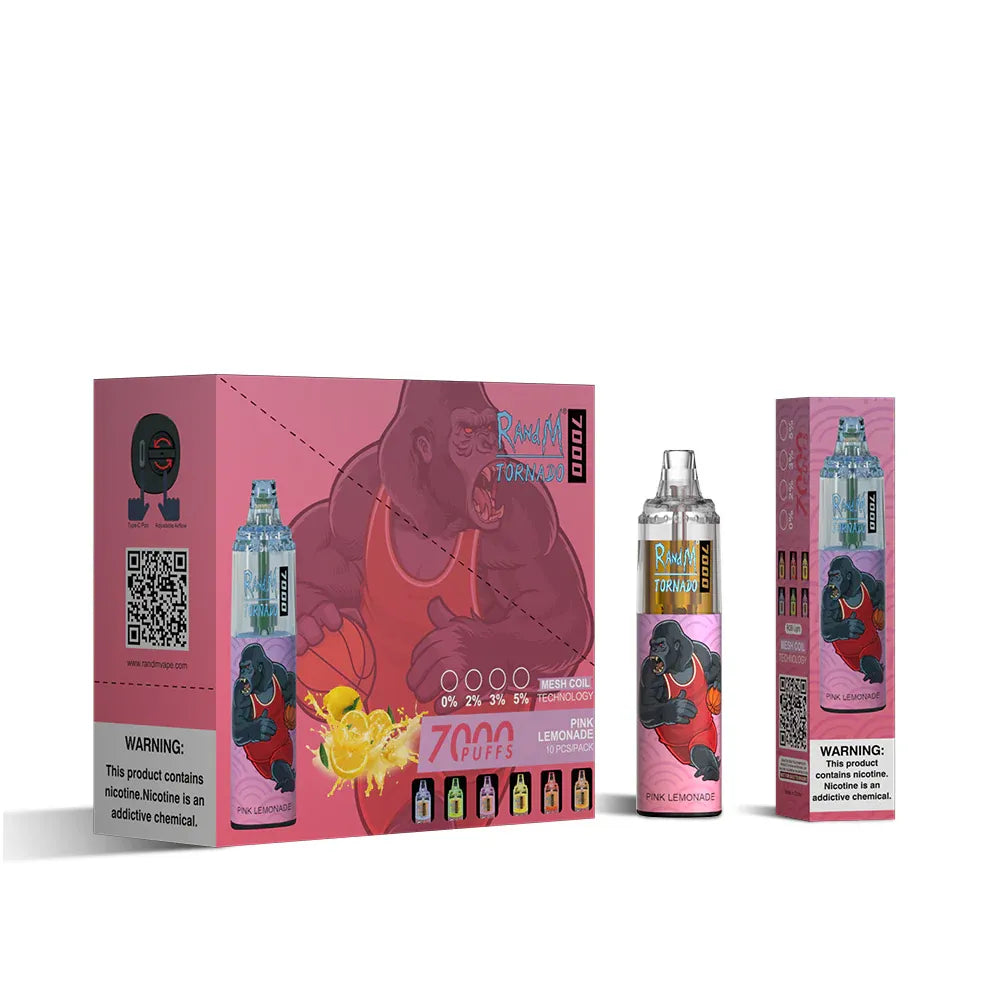 RAndM Tornado 7000 Puffs1 Pink Lemonade