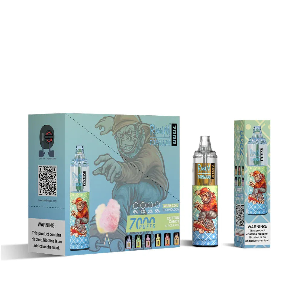 RAndM Tornado 7000 Puffs cotton candy