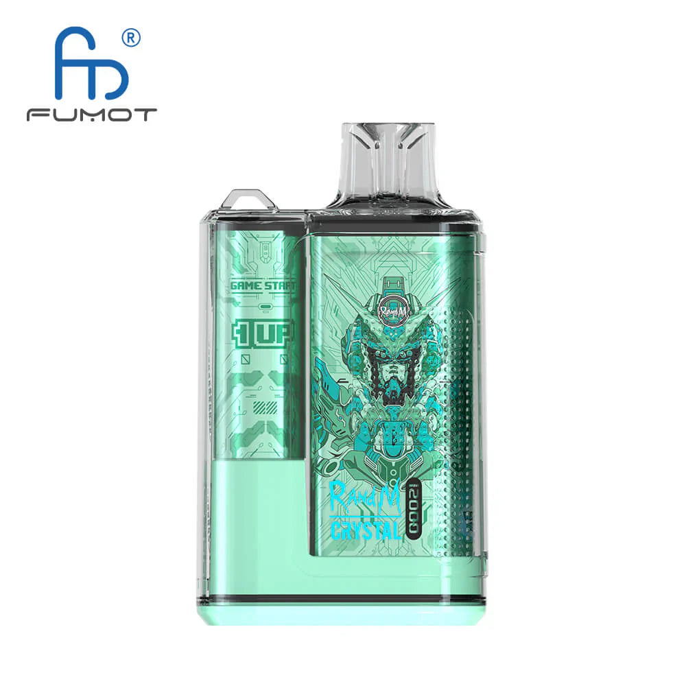 RandM Crystal 12000 Puffs Disposable Vape teal