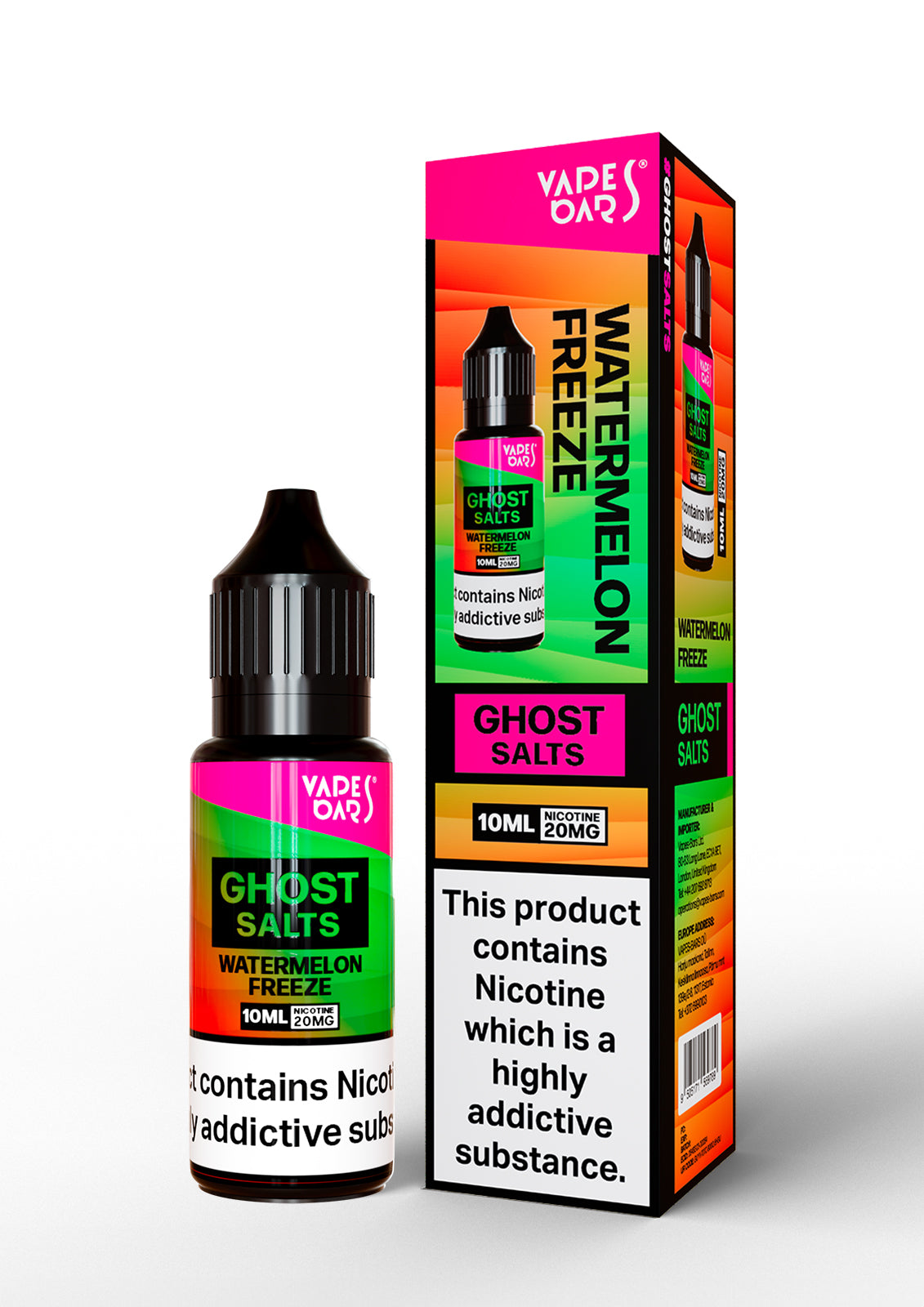 Ghost Nic Salts (Box of 10) Euro City Vape Ghost Nic Salts (Box of 10) Euro City Vape