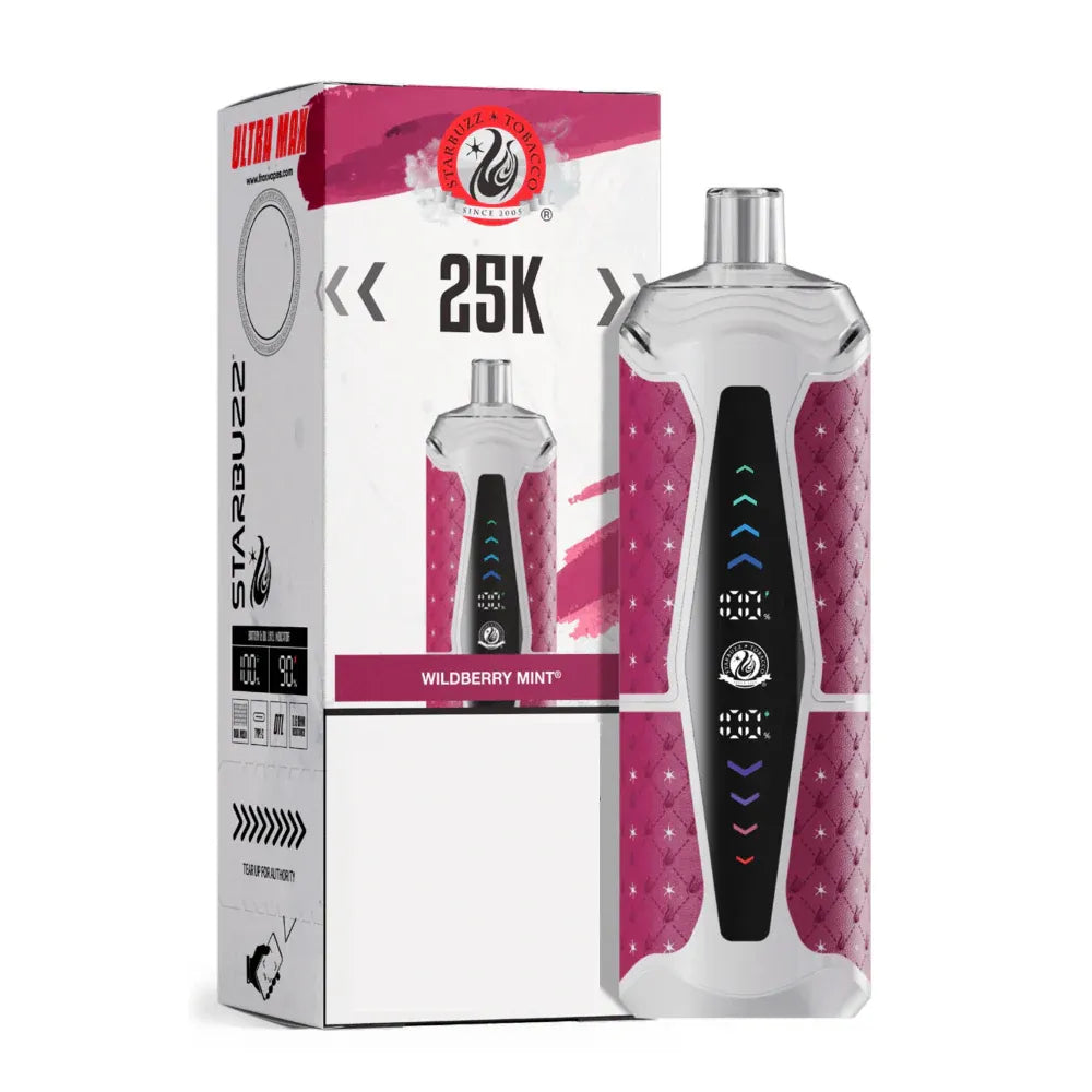 Starbuzz Ultra Max 25k Puffs Disposable Vape (Box of 10)