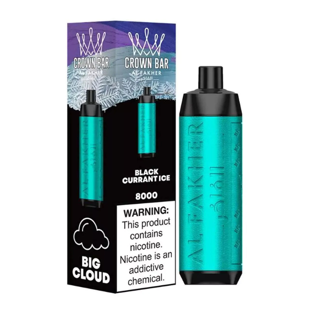 Al Fakher Crown Bar 8000 Shisha Disposable Vape