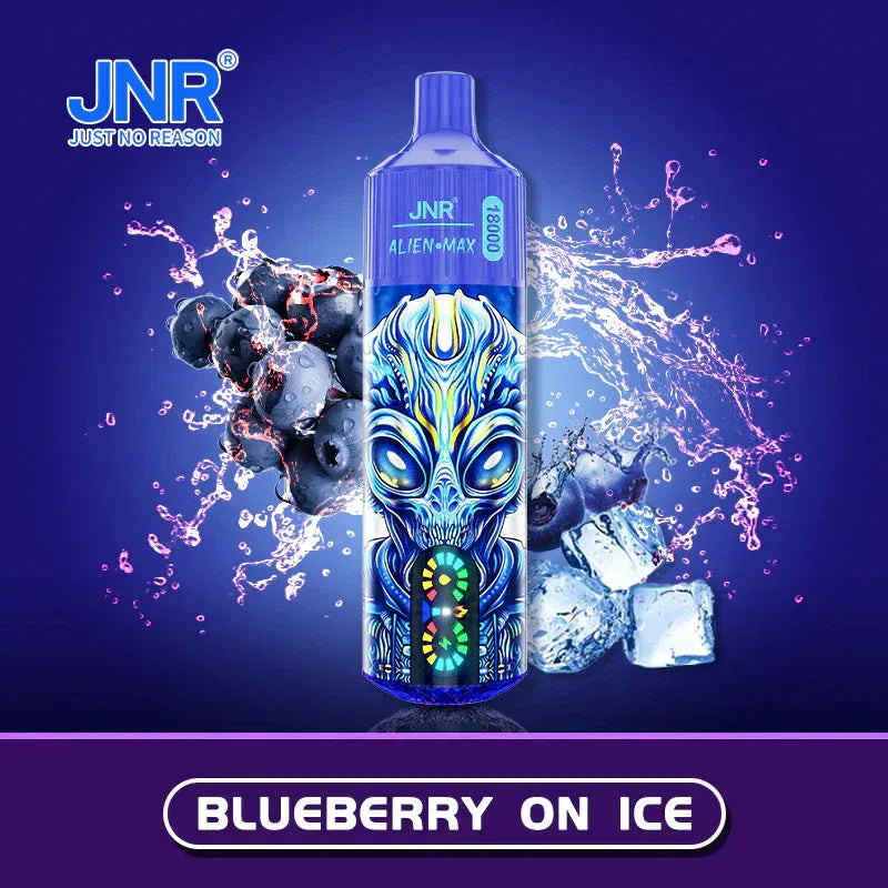 JNR Alien Max 18000 Blueberry on ice