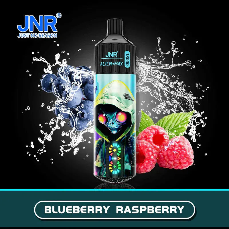 Alien Blue Raspberry JNR Alien Max 18000 Puffs | 20+ Flavours | Euro City Vape