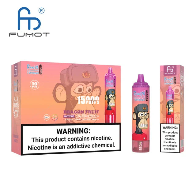 RandM Tornado 15000 Puffs Disposable Vape Dragon Fruit