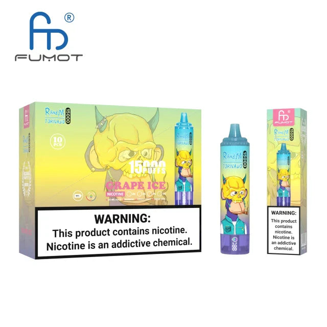 RandM Tornado 15000 Puffs Disposable Vape (Box of 10) Euro City Vape RandM Tornado 15000 Puffs Disposable Vape (Box of 10) Euro City Vape