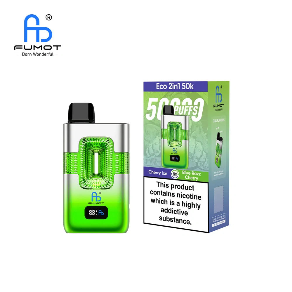 Fumot Eco 2 in 1 50000 Puffs Disposable Vape (Box of 10)
