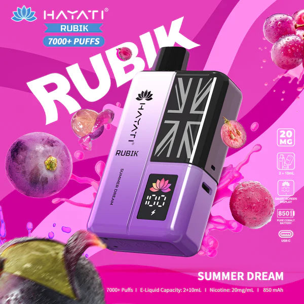 Hayati Rubik 7000 Puffs Disposable Vape