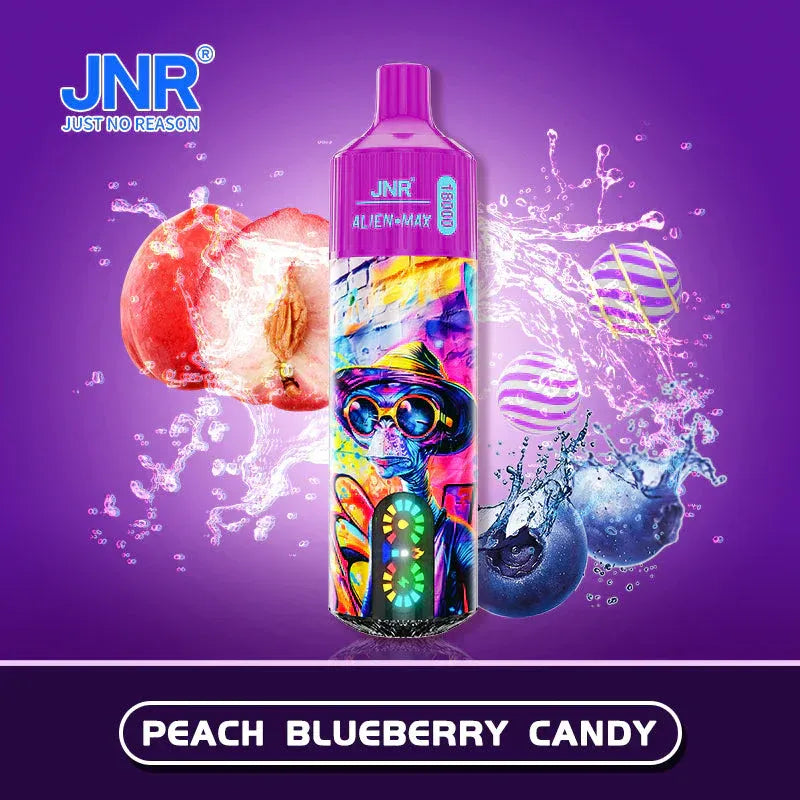 JNR Alien Max 18000 Peach Blueberry Candy