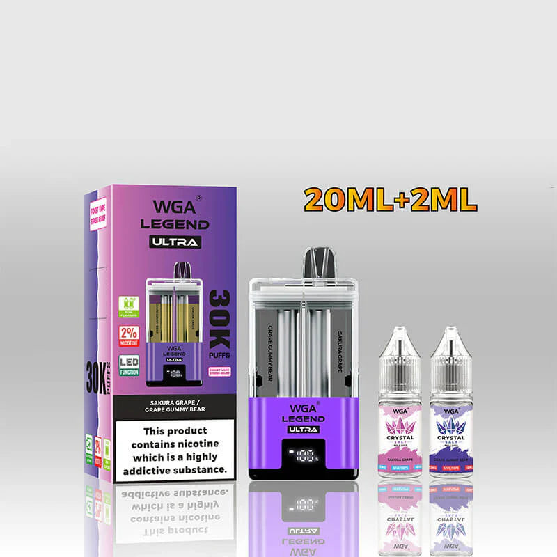 WGA Ultra 30000 Puffs Disposable Vape Nicotine 20mg (Box of 10)