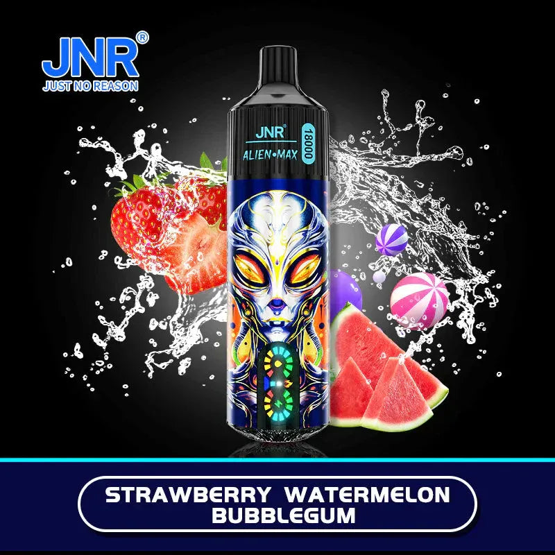 JNR Alien Max 18000 Strawberry Watermelon Bubblegum