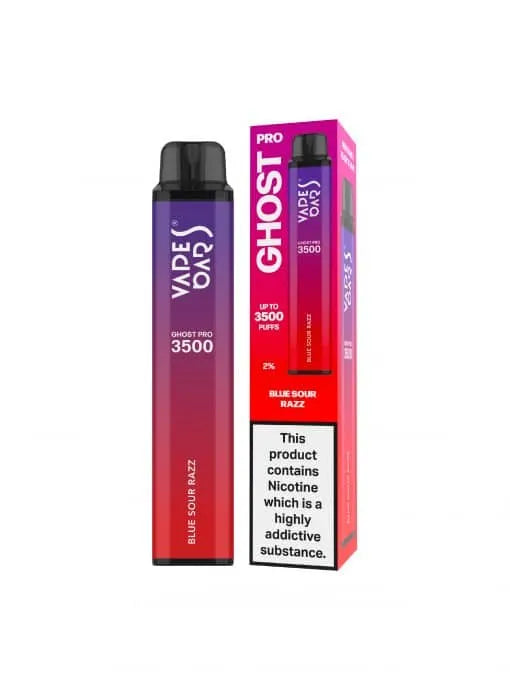 Ghost Pro 3500 Puffs Disposable Vape blue sour razz