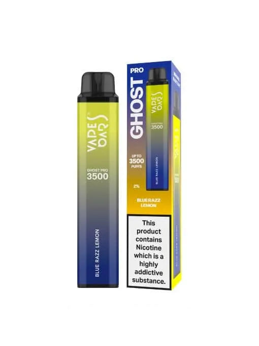 Ghost Pro 3500 Puffs Disposable Vape blue razz lemon