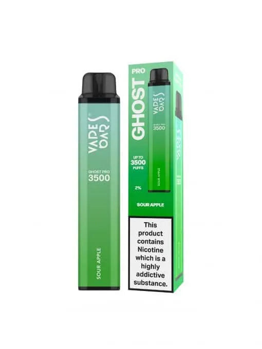 Ghost Pro 3500 Puffs Disposable Vape sour apple