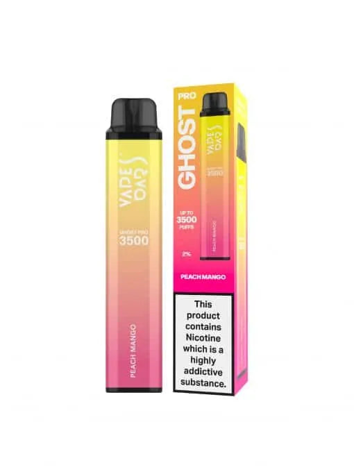 Ghost Pro 3500 Puffs Disposable Vape Peach mango