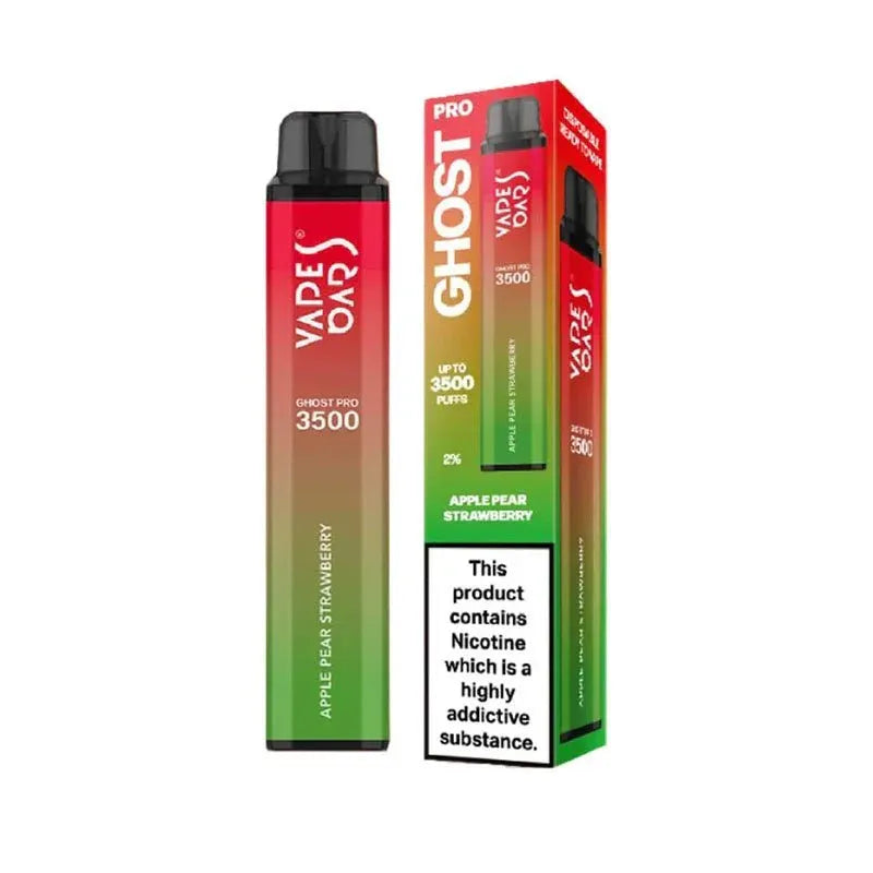Ghost Pro 3500 Puffs Disposable Vape apple pear strawberry